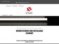 werbetechnik-schmidt.com Webseite Vorschau