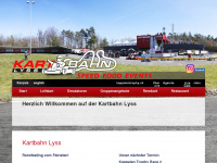 kartbahnlyss.ch Webseite Vorschau
