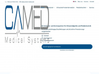 camed-medical.de Webseite Vorschau