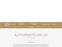 alphornatelier.ch Webseite Vorschau