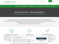 word-connection.at Webseite Vorschau
