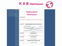kab-heilig-geist-oberhausen.de Webseite Vorschau