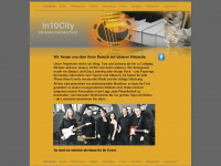 in10city-music.de Webseite Vorschau