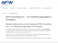 afw-consulting.de Webseite Vorschau