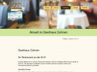 gasthaus-cohnen.de Webseite Vorschau