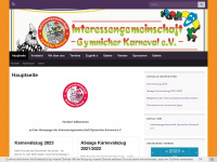 gymnicher-karneval.de Webseite Vorschau