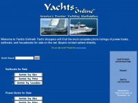 yachts-online.com Webseite Vorschau