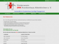 foerderverein-drk-kh-altenkirchen.de Webseite Vorschau