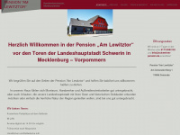 schweriner-pension.de Webseite Vorschau