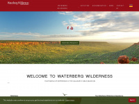 waterberg-wilderness.com Webseite Vorschau