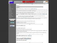 hamsoft.ca Webseite Vorschau