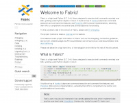 fabfile.org Webseite Vorschau