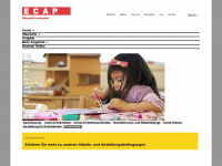 ecap.ch Webseite Vorschau