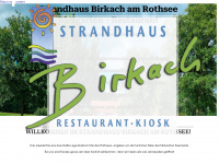 strandhaus-birkach.de Webseite Vorschau