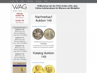 wago-auktionen.de Webseite Vorschau