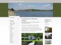 ferienhaus-am-wutzsee.de Webseite Vorschau