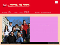 jusossachsen.de Webseite Vorschau