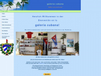 galeriacubana.de Webseite Vorschau