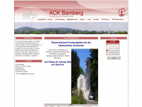 ack-bamberg.de Webseite Vorschau