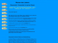 wasser-des-lebens.de Webseite Vorschau