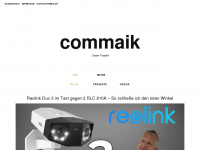 commaik.de Webseite Vorschau