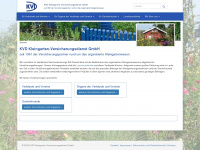 kleingartenversicherungen.de Webseite Vorschau