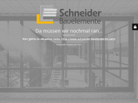 schneider-bauelemente.com Webseite Vorschau