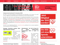 sgg-ssh.ch Webseite Vorschau