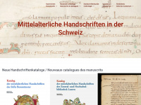 codices.ch Webseite Vorschau