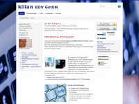 kilian.ch Webseite Vorschau