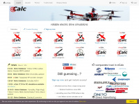 ecalc.ch Webseite Vorschau