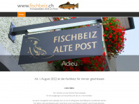 fischbeiz.ch Webseite Vorschau