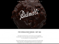 confiserie-braendli.ch Webseite Vorschau