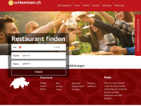 schlemmen.ch Webseite Vorschau