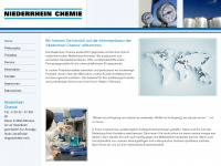 niederrhein-chemie.de Webseite Vorschau