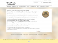 chantal-shop.de Webseite Vorschau