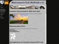 mscwuelfrath.de Webseite Vorschau