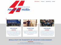 transporte-moessle.de Webseite Vorschau