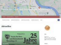 heimatverein-wesseling.de Webseite Vorschau