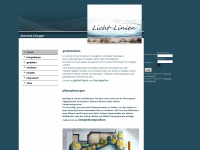 licht-linien.de Webseite Vorschau