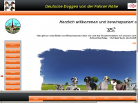 fahnerhoehe-doggen.de Webseite Vorschau