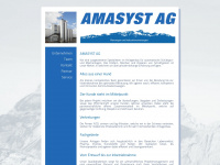 amasyst.ch Webseite Vorschau