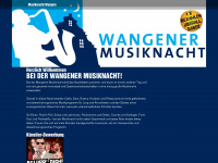 wangener-musiknacht.de Webseite Vorschau