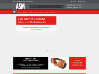 asm.eu Webseite Vorschau