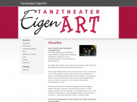 tanztheater-eigenart.de Webseite Vorschau