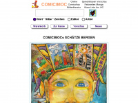 comicimoc.de Webseite Vorschau