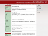 astrodicticum-simplex.de Webseite Vorschau