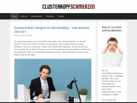 clusterkopfschmerzen.de Webseite Vorschau