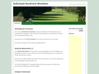golfurlaub-nordrhein-westfalen.de Webseite Vorschau
