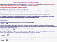 onlinedatenbanken.de Webseite Vorschau